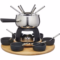 Fonduta di lusso per 6 persone con supporto girevole de Artesà: per garantire una cena di successo de, procuratevi questo kit ...