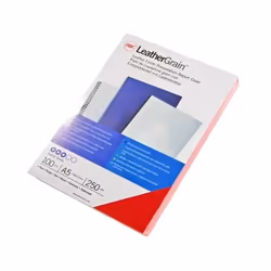 GBC Copertine rilegatura LeatherGrain A5 250 gsm nere (100) - Vista aggiuntiva 4