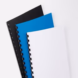 GBC Copertine rilegatura LeatherGrain A5 250 gsm nere (100) - Vista aggiuntiva 7