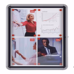 Nobo Bacheca per esterni-fondo magnetico 9xA4 - Vista aggiuntiva 7
