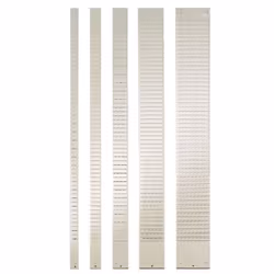 Nobo Banda per schede T indice 2, Grigio, 64 mm, 805 mm