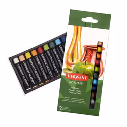 Derwent Academy Pastello a olio Multicolore 12 pz