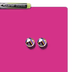 Rexel pannello magnetico rosa 360x360mm