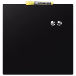 Rexel pannello magnetico nero 360x360mm, 360 x 360 mm, Nero, Magnete, 405 g