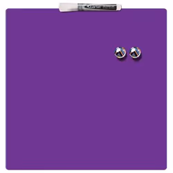 Rexel Riquadro magnetico cancellabile a secco viola, 360 x 360 mm, Viola, Magnete, 1,07 kg