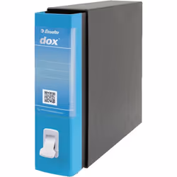 Esselte Dox 2 raccoglitore ad anelli A4 Nero, Blu