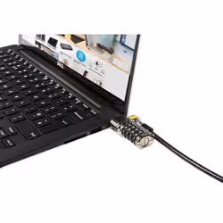DELL 461-AAEU cavo di sicurezza Nero, Acciaio inox 1,8 m - Vista aggiuntiva 3