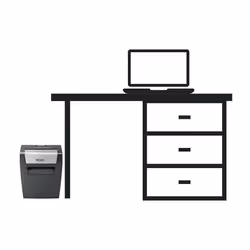 Rexel Momentum X406 distruggi documenti Taglio a particelle Blu, Grigio - Vista aggiuntiva 7
