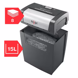 Rexel Momentum X308 distruggi documenti Taglio a particelle Nero, Grigio - Vista aggiuntiva 6