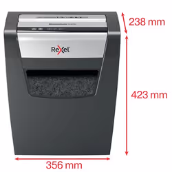Rexel Momentum X410 distruggi documenti Taglio a particelle Nero, Grigio - Vista aggiuntiva 4
