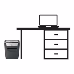 Rexel Momentum X410 distruggi documenti Taglio a particelle Nero, Grigio - Vista aggiuntiva 7