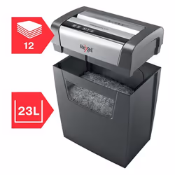 Rexel Momentum X312 distruggi documenti Taglio a particelle Nero, Grigio - Vista aggiuntiva 4