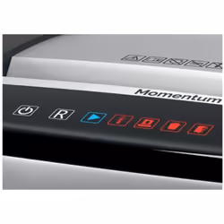 Rexel M515 distruggi documenti Taglio a frammenti 60 dB 23 cm Nero, Argento