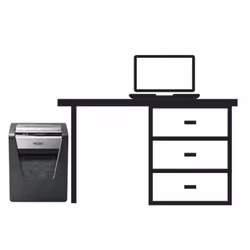 Rexel Momentum M510 distruggi documenti Taglio a frammenti Nero - Vista aggiuntiva 6