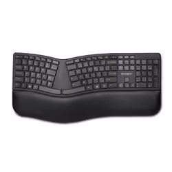 Kensington Pro Fit Ergo, Full-size (100%), Wireless, RF senza fili + Bluetooth, QWERTY, Nero