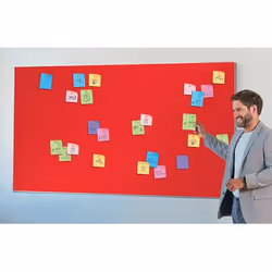 Nobo Impression Pro bacheca per appunti Interno Rosso