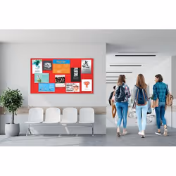 Nobo Impression Pro bacheca per appunti Interno Rosso