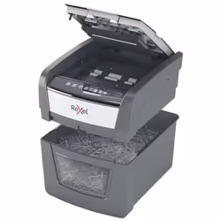 Rexel AutoFeed 45X distruggi documenti Triturazione incrociata 55 dB Nero, Argento - Vista aggiuntiva 4