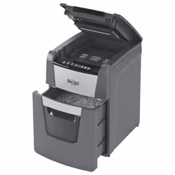 Rexel Optimum AutoFeed+ 100X distruggi documenti Triturazione incrociata 55 dB 22 cm Nero, Grigio - Vista aggiuntiva 4