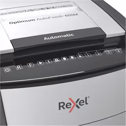 Rexel AutoFeed+ 600M distruggi documenti Taglio a frammenti 55 dB 23 cm Nero, Grigio - Vista aggiuntiva 5