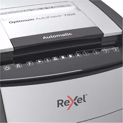 Rexel AutoFeed+ 750X distruggi documenti Triturazione incrociata 55 dB 23 cm Nero, Grigio - Vista aggiuntiva 5