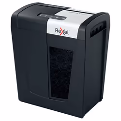 Rexel Secure MC6 distruggi documenti Taglio a frammenti 60 dB Nero, Argento - Vista aggiuntiva 4