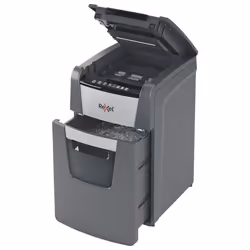 Rexel Optimum AutoFeed+ 130X distruggi documenti Triturazione incrociata 55 dB 22 cm Nero, Argento - Vista aggiuntiva 4