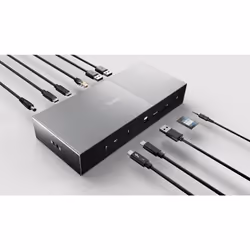 Kensington Zubehör Notebook Cablato Thunderbolt 5 Nero, Grigio - Vista aggiuntiva 8