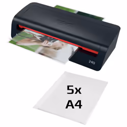 GBC 240 Plastificatrice a caldo 400 mm/min Nero, Rosso - Vista aggiuntiva 2
