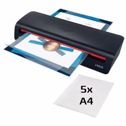 GBC 240HS Plastificatrice a caldo 400 mm/min Nero, Rosso - Vista aggiuntiva 2
