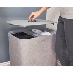 Joseph Joseph 50003 porta biancheria 90 L Rettangolare Cotone, Poliestere Grigio