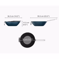 Joseph Joseph Space Wok/padella per cottura al salto Rotondo - Vista aggiuntiva 4