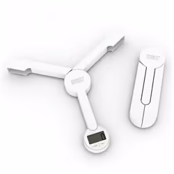 Joseph Joseph TriScale, Bilancia da cucina elettronica, 5 kg, Bianco, Touch, fl oz, kg, lb, ml, LCD