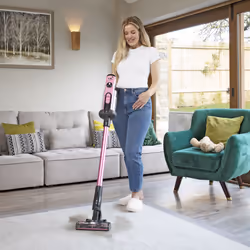 Numatic HTY100P Aspirapolvere a bastone Batteria Secco Senza sacchetto 1 L Nero, Rosa - Vista aggiuntiva 5