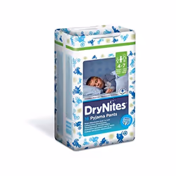 Huggies Drynites Doppio 17-30 Kg M.boy P16, Ragazzo, Medio, 17 kg, 30 kg, Blu, 48 mese(i)