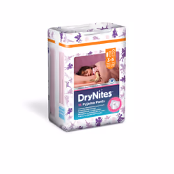 Huggies Drynites Doppio 16-23kg S.girl P16, Ragazza, Piccolo, 16 kg, 23 kg, Multicolore, 36 mese(i)