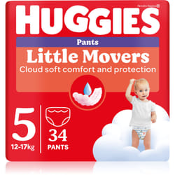 Huggies Little Movers Pants 12-17 kg 34 pz