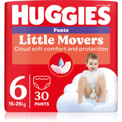 Huggies Little Movers Pants 15-25 kg 30 pz
