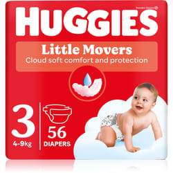 Huggies Little Movers Ultra Comfort Jumbo 4 - 9 kg 56 kg