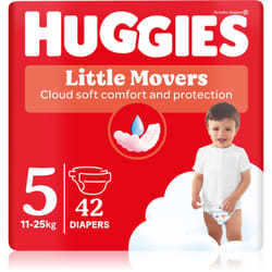 Huggies Little Movers Ultra Comfort Jumbo 11-25 kg 42 pz
