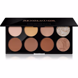 Con la palette Makeup Revolution Ultra Contour, puoi ottenere facilmente un look da star. Con una cipria a 8 sfumature, è uno ...
