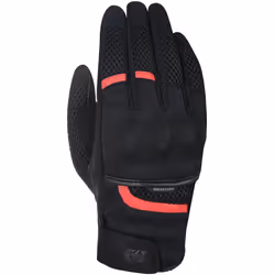 Oxford Brisbane Air Guanti da moto, nero-rosso, dimensione M per uomo