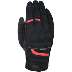 Oxford Brisbane Air Guanti da moto, nero-rosso, dimensione M per uomo