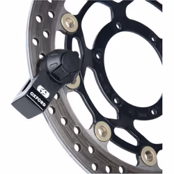 Oxford Mini T Disc Lock - Nero, nero