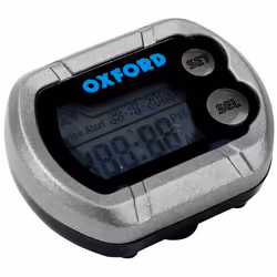 Oxford Deluxe Orologio digitale moto, nero per uomo