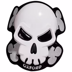 Oxford Skull Cursori del ginocchio, bianco per uomo