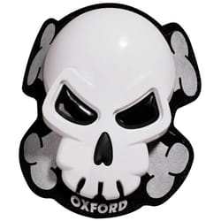 Oxford Skull Cursori del ginocchio, bianco per uomo