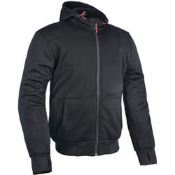 Oxford Super 2.0 Felpa con cappuccio motociclistica, nero, dimensione XL per uomo