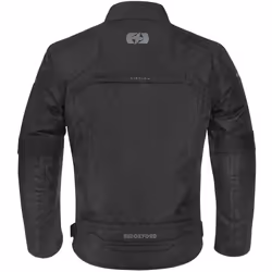 Oxford Delta Giacca tessile motociclistica, nero, dimensione 2XL per uomo