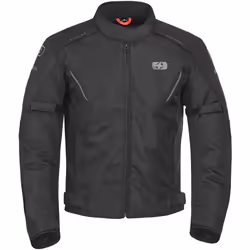Oxford Delta Giacca tessile motociclistica, nero, dimensione 4XL per uomo
